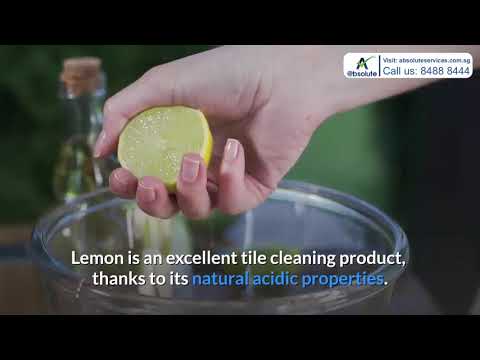 How to clean bathroom tiles